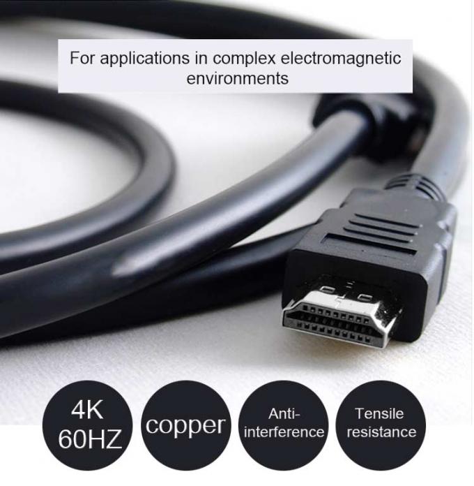 CCS HDMI Coaxial Cable 1.4 Round Gold Plated Computer Monitor Hdmi Cable 1
