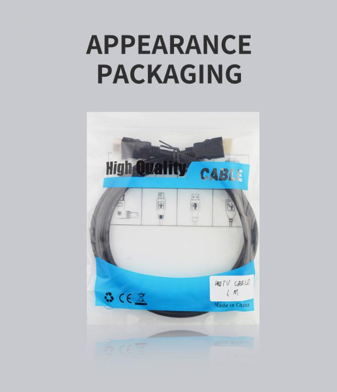 HDTV 4K 6ft Hdmi Cable 1.5 Mtr Hdmi Cable Strong Wear Resistance 11