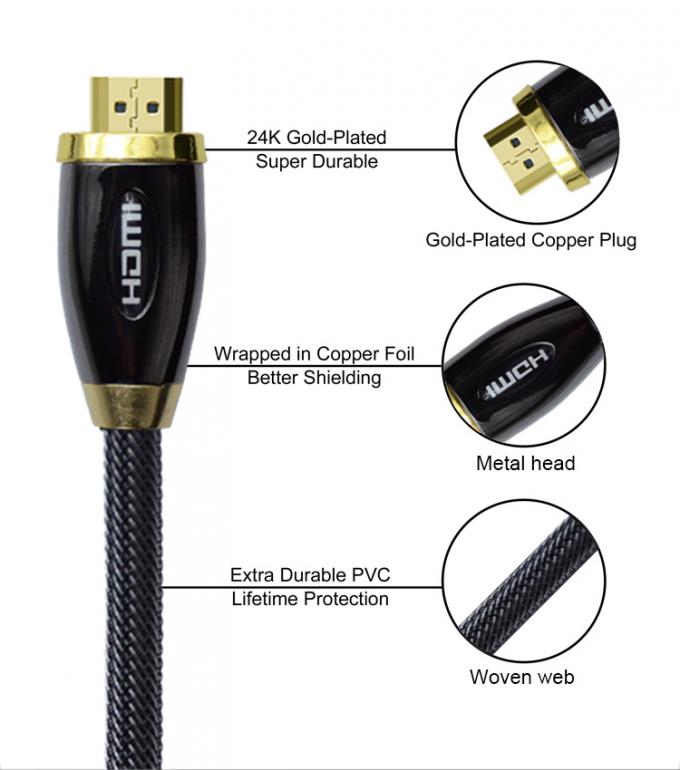 SIPU custom hdmi cable 2.1 gold connector plated 1.5m 3m 5m 10m hdmi extender cable male to male 12