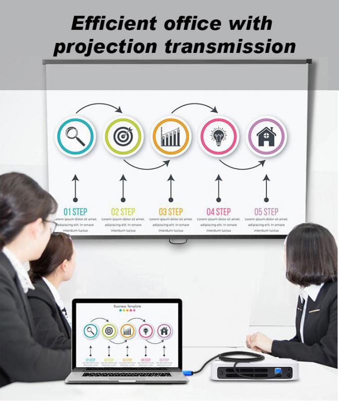 Foil Shielding Male To Male 8K 120Hz HDMI Cable 3D 1080P Gold Plating 13