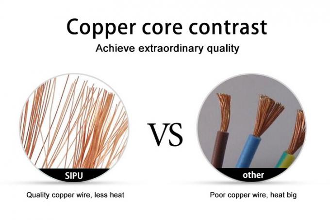 Pvc Jacketed Electrical Power Cord Laptop India Plug Black 6feet 12