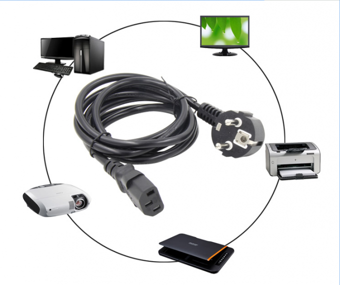 3Prong 6ft EU Power Cord For Inspiron Lenovo HP Sony Laptop Computer 10