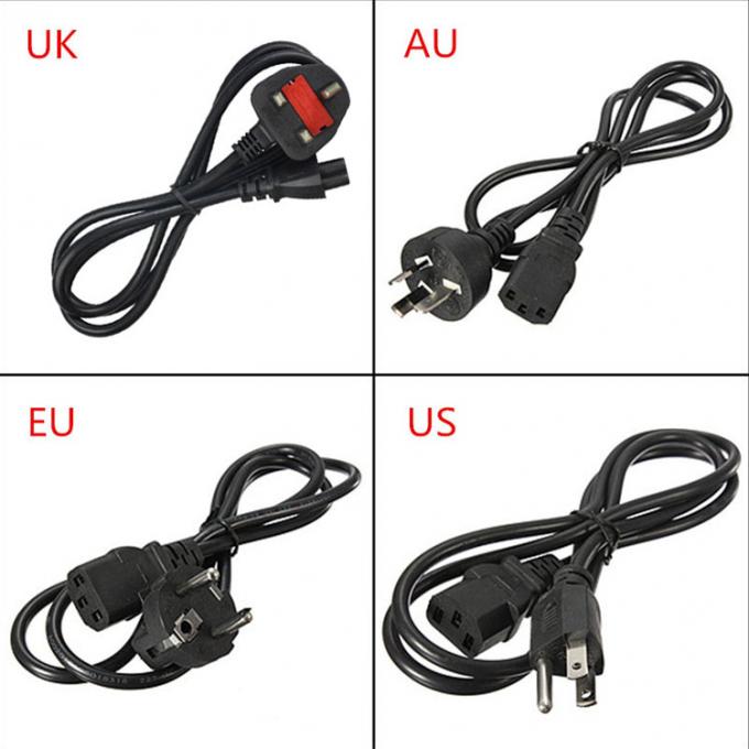 Copper 3Pin Plug Laptop USA Power Cord America Power Cord 220VAC 0