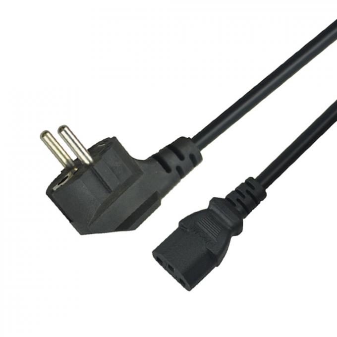 3 Wire 3Pin Plug To IEC C13 Female EU Power Cord 16a 250v For Hair Dryer 1
