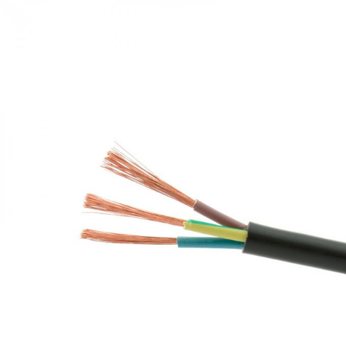 Pvc Jacketed Electrical Power Cord Laptop India Plug Black 6feet 3