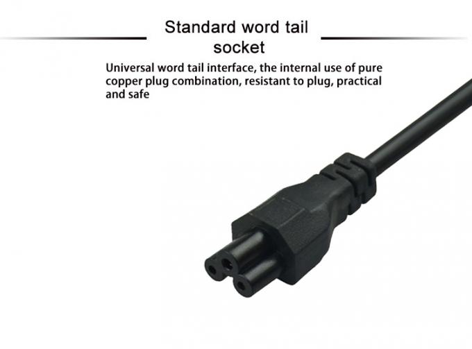 1m 1.5m 1.8m 2m Copper UK Power Cord 3 Pin Laptop Power Cable 4