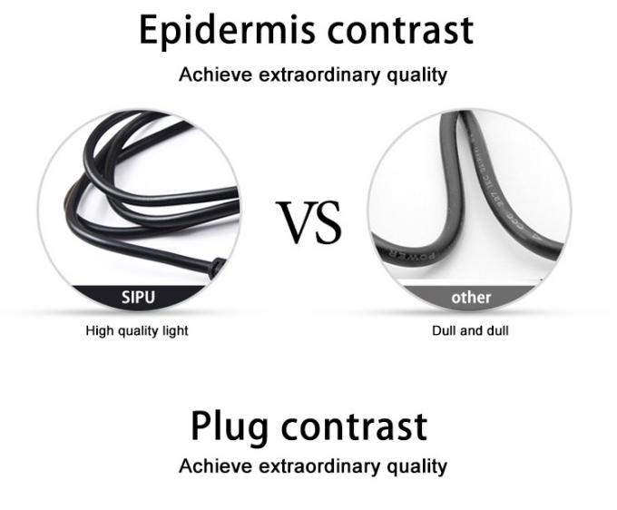 Durable Standard Copper Electrical Power Cord 3Pin Indian Power Cable 7