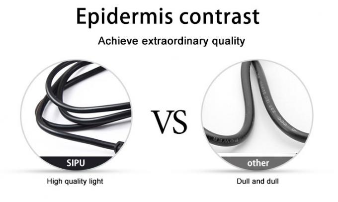 Pvc C3 C4 Connector Computer Monitor Power Cord Customizable 5m 6m 7