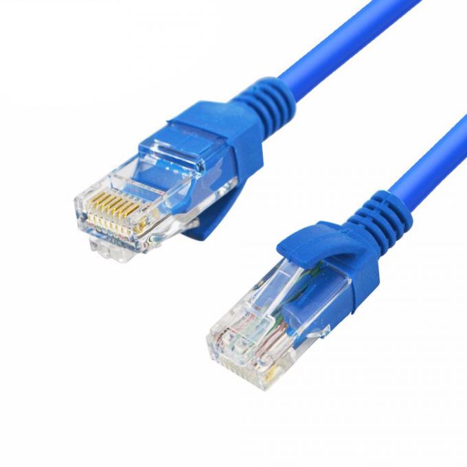 CE CCC 1m 3m 5m Rj45 CAT6 Patch Cord Unshielded Twisted Pair Blue Color 0