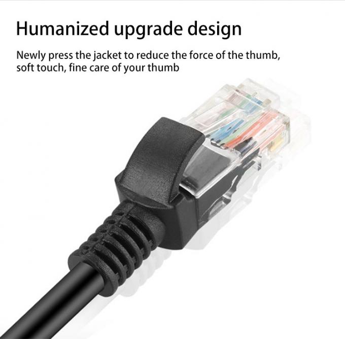 ROHS 4 Pairs 24awg Utp Category 6 Patch Cable Cat 6 Patch Cord 2 Mtr 6