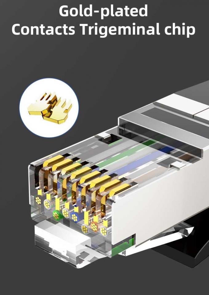1000mhz 3mtrs CAT7 Patch Cord Grey Cat 7 Patch Cable UTP Shield 1