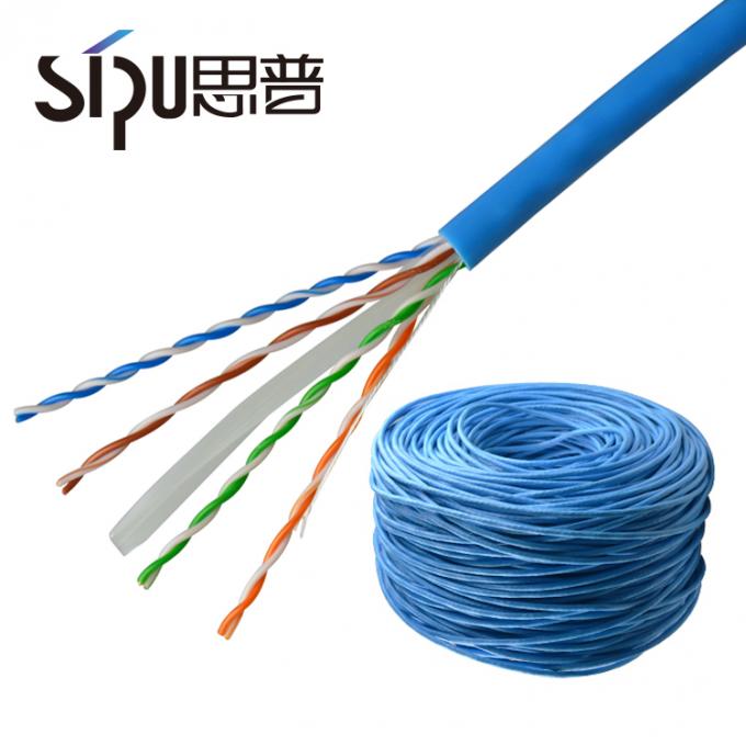 HDPE Insulation 0.4 Cca Utp CAT6 Lan Cable With CE Certificates 4