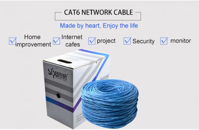 4Pair UTP 305M SFTP Cat6e Ethernet Cable Outdoor for Communication 1
