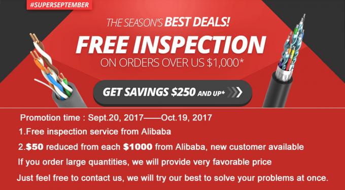 HDPE Insulation 0.4 Cca Utp CAT6 Lan Cable With CE Certificates 2