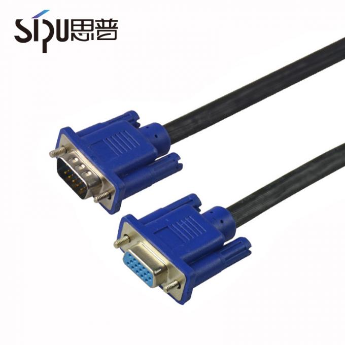 Multimedia VGA Monitor Cables To Connect Laptop Tv Gold Plated PVC Jacketed 1