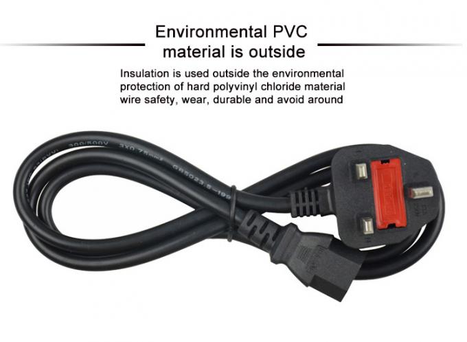 1M 1.5M 1.8M 2M CCA PVC Power Cord Cable For SIPU 220V UK 2 Pin AC Power Transmission 0