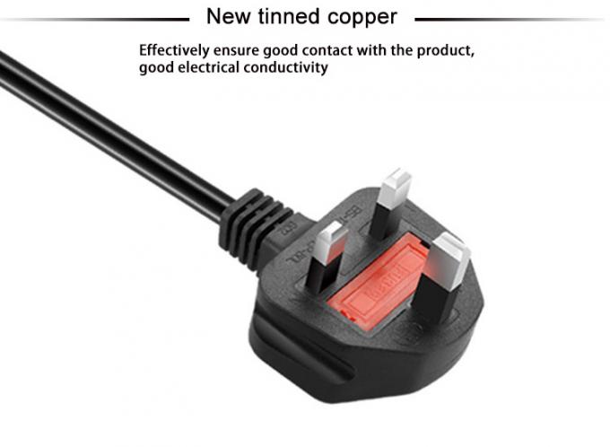 1M 1.5M 1.8M 2M CCA PVC Power Cord Cable For SIPU 220V UK 2 Pin AC Power Transmission 1