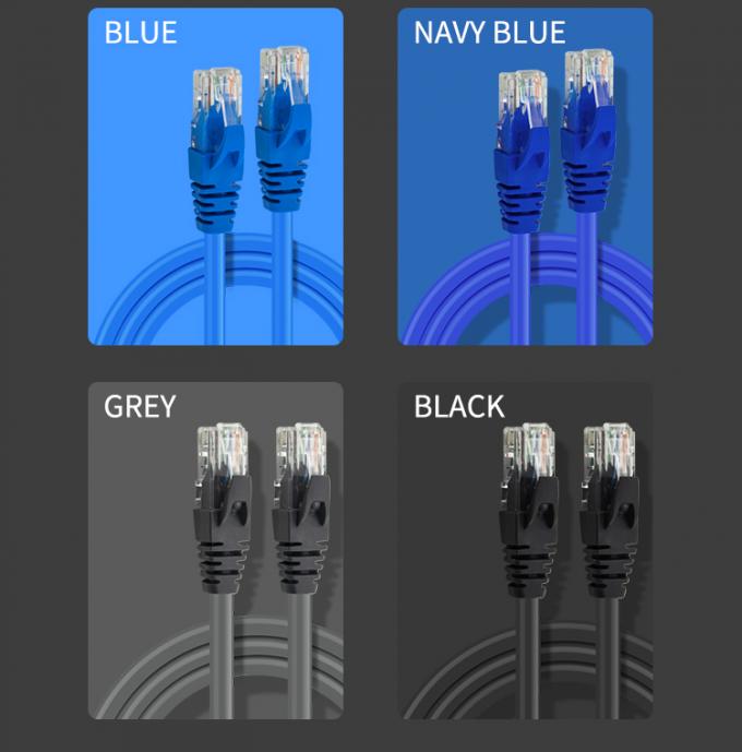 CAT 6 UTP RJ45 Copper Network Cable PVC Jacket CE Certified 26awg Cat5E UTP 1m 2m 3m 5m 10m 20m 1