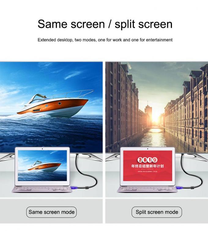 PC Computer Monitor VGA To VGA Cable 1.5m With Steel Conductor And Gold Plated 5