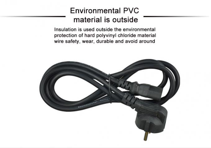 SIPU CCC Certified Laptop Power Supply Cables With EU Plug And Copper Conductor 4