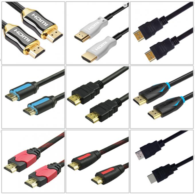 Black HDMI To HDMI Cable 8k With Length Options Of 1/1.5/1.8/2/3/5/10/15/20m From SIPU 10