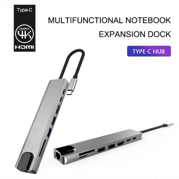 Type-C USB 3.1 Hub 8 In 1 For Mobile Devices And MacBook Laptop Sipu Docking Station 0