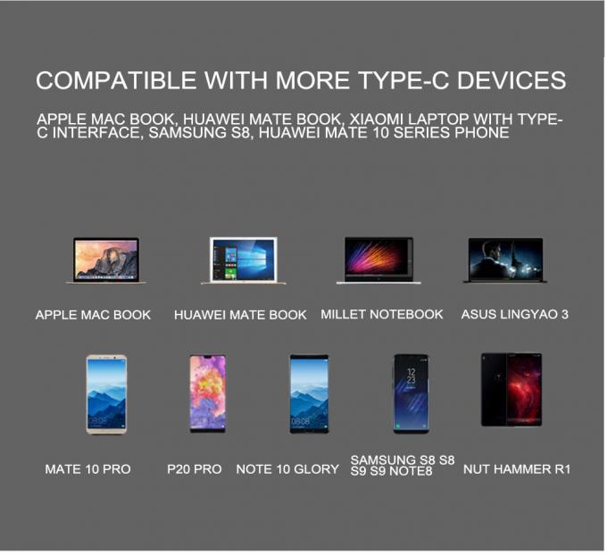 Type-C USB 3.1 Hub 8 In 1 For Mobile Devices And MacBook Laptop Sipu Docking Station 7