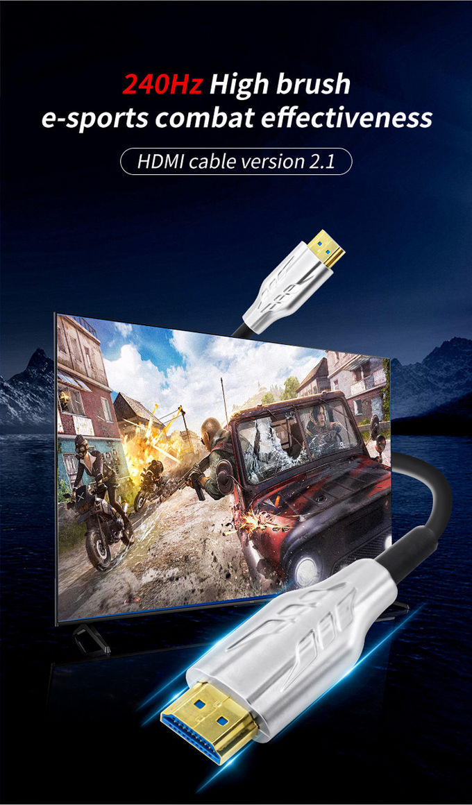 Black 10M HDMI Cable 4K 60Hz 18Gbps AOC HDMI Ultra-HD Optical Fiber Optic Cable 3