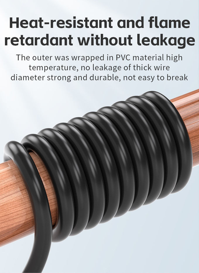 1.5m British Standard Power Cord 0.75 Square Two Core Flat Wire Black Hong Kong Three Plug 5