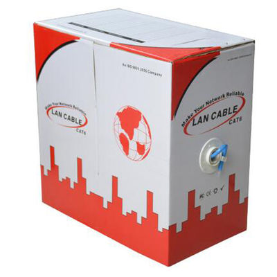 LSZH Jacketed Utp Ethernet CAT6 Lan Cable 1000ft Utp With 8 Conductors