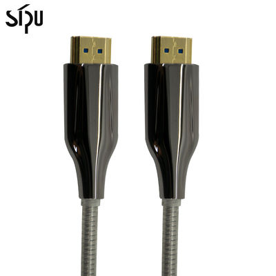 quality Black 10M HDMI Cable 4K 60Hz 18Gbps AOC HDMI Ultra-HD Optical Fiber Optic Cable factory