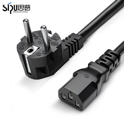 quality EU Power Cord 1.5M 110-250V High Quality Europe Eu 3 Pin PSU Power Supply Cord For Pc Computer Psu Cooker factory