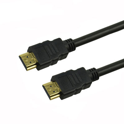 Round Copper 1080P 3D 4k HDMI Cable For Tv Video Computer Tensile Resistant