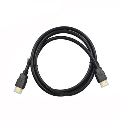 Round Copper 1080P 3D 4k HDMI Cable For Tv Video Computer Tensile Resistant