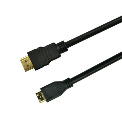 24k Gold Plated 1m 5m Audio HDMI Cable With  CCS Conductor Non Shielded
