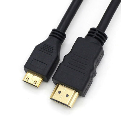 24k Gold Plated 1m 5m Audio HDMI Cable With  CCS Conductor Non Shielded