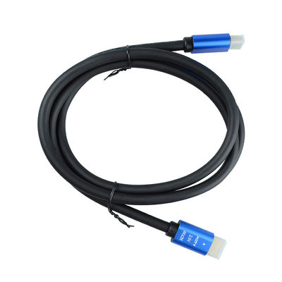 ROHS/CE Ethernet PVC 3D 4K 1080P HDMI Cable 19 Pin 10.2Gbps Meal To Meal Form