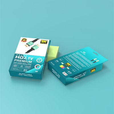 High-Speed 8K 48Gbps HDMI Cable  Supports 4K 60Hz Coaxial Type for Microphone Monitor Computer HDTV