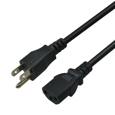 1m 1.5m C13 USA Power Cord 3 Pin US AC Power Cord For Home Appliance