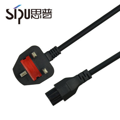 SGS 3 Prong AC Power Cord 220v UK Laptop Power Cord With Fuse