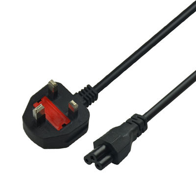 OEM ODM 1.5meters UK Power Cord Apply To Kettle Port And Laptop