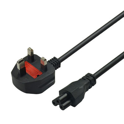 OEM ODM 1.5meters UK Power Cord Apply To Kettle Port And Laptop