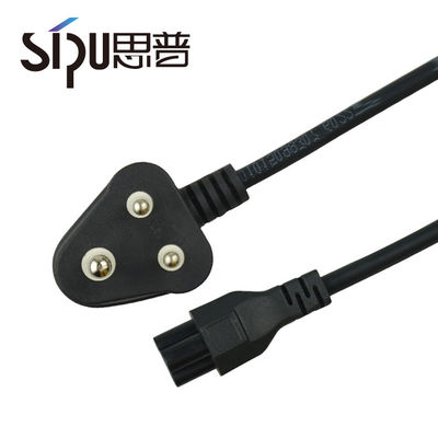 1.5mm C19  India 3 Prong Computer Power Cord South Africa Power Cable