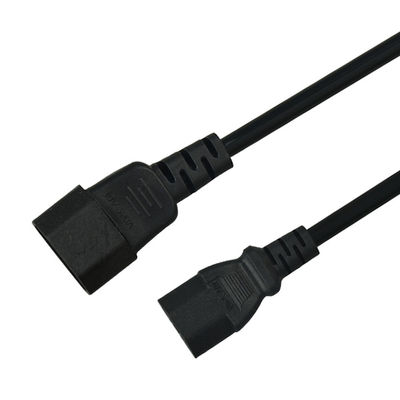Pvc C3 C4 Connector Computer Monitor Power Cord Customizable 5m 6m
