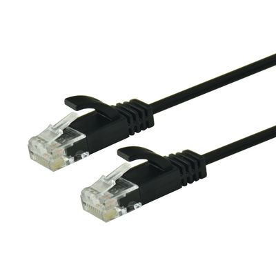 Durable LSZH Jacketed Flat Cat6 Patch Cables Cat 6 Patch Cord 1 Mtr