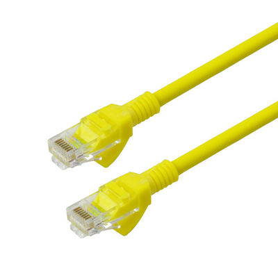 Customization Yellow 3mtrs Rj45 CAT6 Patch Cord For Multimedia
