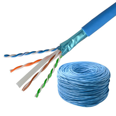 4 Pairs CCA Cat6a Lan Cable Utp Ftp Cat5e Network Cable HDPE Insulation