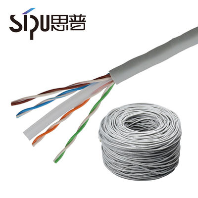 HDPE Insulation 0.4 Cca Utp CAT6 Lan Cable With CE Certificates