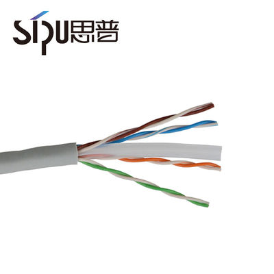 HDPE Insulation 0.4 Cca Utp CAT6 Lan Cable With CE Certificates