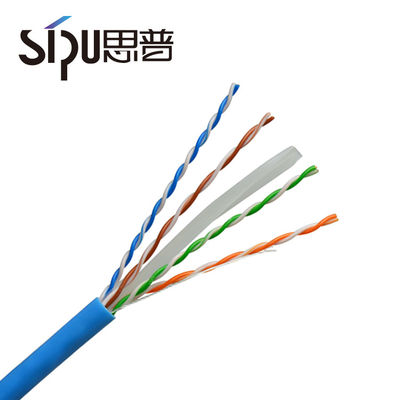 Durable 6.0MM Cca Rj45 Cat6 Cable Utp 4pr 23awg Cat 6 Network Cable
